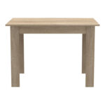 Τραπεζαρία Manka-Julita pakoworld σετ 5τεμ σε sonoma-μαύρη απόχρωση 110x80x77εκ - Image 6