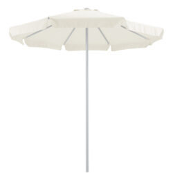 Ομπρέλα επαγγελματική Mongo pakoworld μονοκόμματος ιστός μέταλλο Φ2.3m εκρού