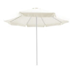 Ομπρέλα επαγγελματική Nagida pakoworld μονοκόμματος ιστός αλουμίνιο Φ3m εκρού