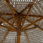 Ομπρέλα επαγγελματική Renny pakoworld μπεζ μακραμέ-ξύλο οξιάς Φ2.5m - Image 4