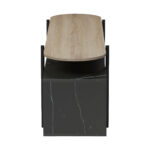 Έπιπλο τηλεόρασης Medousa pakoworld sonoma - μαύρη όψη μαρμάρου 160x35.5x50εκ - Image 7