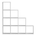 Βιβλιοθήκη Scala pakoworld λευκό 129.5x29x129.5εκ - Image 2