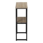 Κονσόλα Solain pakoworld sonoma-μαύρο μέταλλο 79x29x85εκ - Image 5