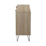 Μπουφές Balain pakoworld sonoma-γκρι μπεζ όψη μαρμάρου 142x35.5x83εκ - Image 7