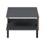 Τραπεζάκι σαλονιού Tuscany pakoworld sonoma-ανθρακί 83x54x34εκ - Image 6