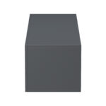 Έπιπλο τηλεόρασης επιτοίχιο με Led Rival pakoworld ανθρακί 120x35x30εκ - Image 5