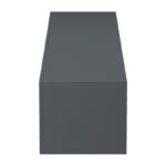 Έπιπλο τηλεόρασης επιτοίχιο με Led Rival pakoworld ανθρακι 180x35x30εκ - Image 5