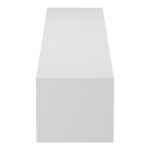 Έπιπλο τηλεόρασης επιτοίχιο με Led Rival pakoworld λευκό 210x35x30εκ - Image 5