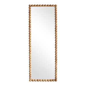 Καθρέπτης Ledalo pakoworld ξύλο σε φυσική απόχρωση 45x4.5x130εκ