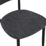 Καρέκλα Folegio pakoworld μπουκλέ σε ανθρακί απόχρωση με μαύρα πόδια 50x57x79.5εκ - Image 7