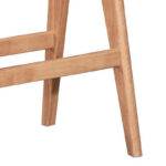 Τραπέζι Bar Winslow pakoworld ξύλο rubberwood ανοικτό καρυδί 120x45x100εκ - Image 4