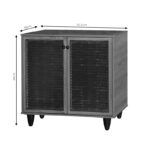 Παπουτσοθήκη-ντουλάπι Ronan pakoworld χρώμα φυσικό 70.5x35x66εκ - Image 4