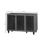 Παπουτσοθήκη-ντουλάπι Ronan pakoworld χρώμα wenge 105x35x66εκ - Image 5