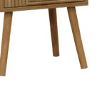 Κομοδίνο Historic pakoworld με 2 συρτάρια φυσικό με φυσικό ξύλο πεύκου πόδια 37.5x32x54εκ - Image 3