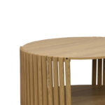 Τραπέζι σαλονιού Heavenly pakoworld MDF φυσικό Φ83x38εκ - Image 3