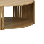 Τραπέζι σαλονιού Heavenly pakoworld MDF φυσικό Φ83x38εκ - Image 4