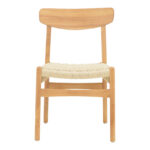 Καρέκλα Eaprine pakoworld φυσικό σχοινί-rubberwood 49x53x77εκ - Image 4