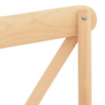 Καρέκλα Dylon pakoworld στοιβαζόμενη ξύλο οξιάς-rattan άβαφη 48x52x89εκ - Image 7