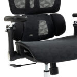 Καρέκλα γραφείου διευθυντή Jeffer pakoworld mesh σε μαύρη απόχρωση 67x62x115-125εκ - Image 11