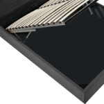 Κρεβάτι διπλό Sonnie pakoworld με αποθηκευτικό χώρο ύφασμα ανθρακί 150x200εκ - Image 7