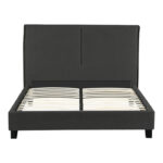 Κρεβάτι διπλό Majus pakoworld ύφασμα ανθρακί 160x200εκ - Image 5