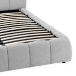 Κρεβάτι Jeby pakoworld ύφασμα σε γκρι απόχρωση με αποθηκευτικό χώρο 160x200εκ - Image 7