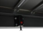 Τραπέζι επεκτεινόμενο Lafla pakoworld αλουμινίου ανθρακί 160-240x90x75εκ - Image 9