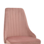 Καρέκλα Azori pakoworld σάπιο μήλο βελούδο-πόδι μαύρο μέταλλο 49x55x85εκ - Image 6