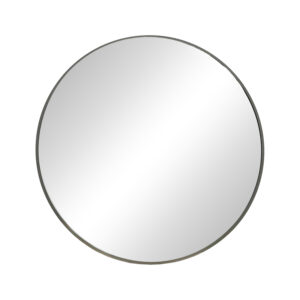 Καθρέπτης Nhaos pakoworld μαύρο αλουμίνιο Φ60x2.5εκ