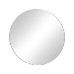 Καθρέπτης Nhaos pakoworld ασημί αλουμίνιο Φ60x2.5εκ