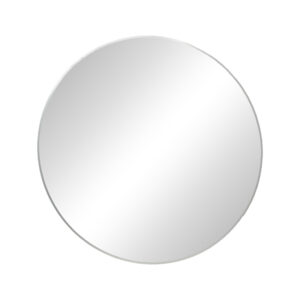 Καθρέπτης Nhaos pakoworld ασημί αλουμίνιο Φ60x2.5εκ