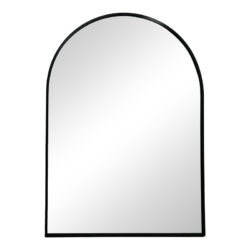 Καθρέπτης Mirrory pakoworld μαύρο αλουμίνιο 50x2.5x80εκ