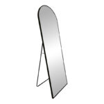 Καθρέπτης Lorens pakoworld μαύρο αλουμίνιο 46x40x150εκ