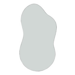 Καθρέπτης Amaya pakoworld 60x1x110εκ