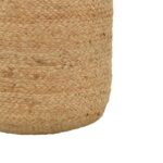 Σκαμπό Ovious Inart μπεζ 100% γιούτα 40x40x40εκ - Image 3