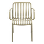 Πολυθρόνα Zoi pakoworld pp cappuccino 54x57.5x79εκ - Image 4