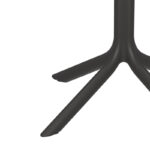 Τραπέζι Groovy pakoworld pp διατρητο ανθρακί 60x60x76εκ - Image 3