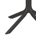 Τραπέζι Groovy pakoworld διατρητο pp ανθρακί 80x80x74εκ - Image 3