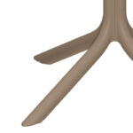 Τραπέζι Groovy pakoworld διατρητο pp cappuccino 80x80x74εκ - Image 3