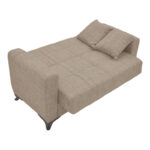 Σετ σαλονιού 2τεμ Modesto pakoworld ύφασμα σε ανοιχτή καφέ απόχρωση - Image 7