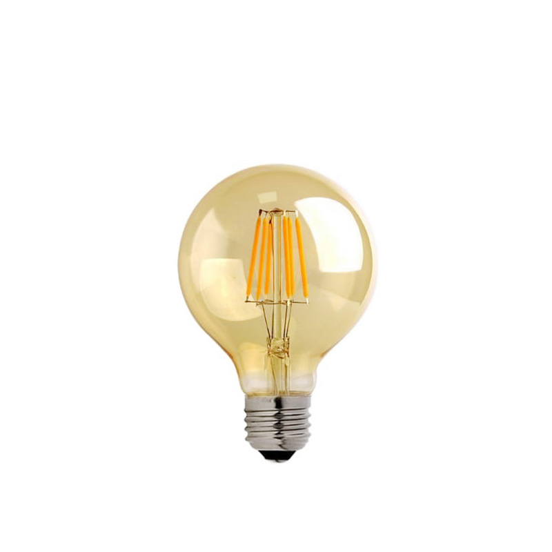 342-000070 Λαμπτήρας LED G80 Bulb pakoworld 4W E27 2700K 200-220V amber