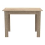 Τραπέζι Manka pakoworld σε sonoma απόχρωση 110x80x77εκ - Image 3