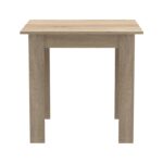 Τραπέζι Manka I pakoworld σε sonoma απόχρωση 80x80x77εκ - Image 3