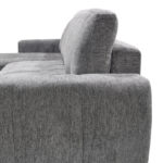 Γωνιακός αναστρέψιμος καναπές-κρεβάτι Vivad pakoworld ύφασμα σε ανθρακί απόχρωση 275x164x91εκ - Image 6