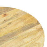 Τραπέζι σαλονιού Orban pakoworld μασίφ μάνγκο ξύλο σε φυσική απόχρωση Φ80x45εκ - Image 5