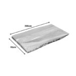 Επιφάνεια τραπεζιού Pozier pakoworld μασίφ ξύλο ακακίας σε φυσική απόχρωση 200x95x4εκ - Image 2