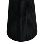 Τραπέζι Tully pakoworld μασίφ ξύλο ακακίας σε μαύρη απόχρωση Φ120x75εκ - Image 4