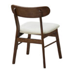 Τραπεζαρία Eleganza-Cairo pakoworld σετ 7τεμ mdf σε καρυδί-εκρού απόχρωση 180x99x75.8εκ - Image 3