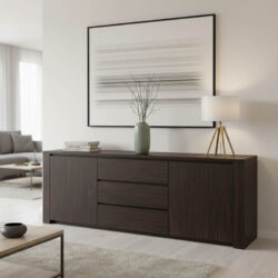 Μπουφές Kalya pakoworld σε wenge απόχρωση 220x49x89.5εκ