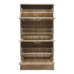 Παπουτσοθήκη Savaz pakoworld σε sonoma απόχρωση 60x24x114εκ - Image 4